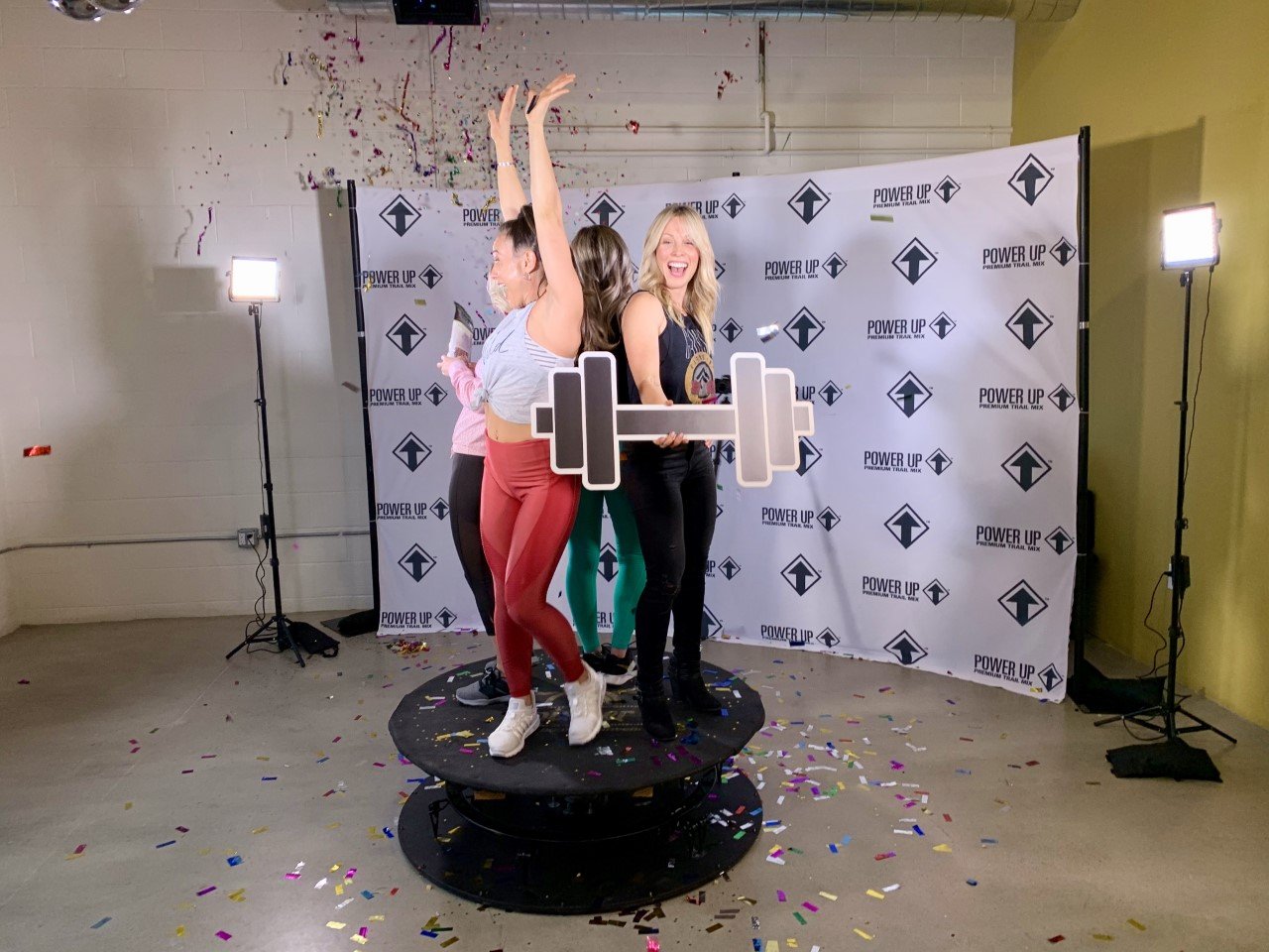 360 Photo Booth branded overlay